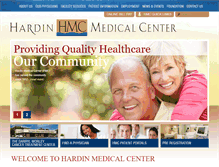 Tablet Screenshot of hardinmedicalcenter.org